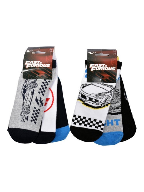 Chaussettes Pack Garçon FAST AND FURIOUS - Pack de 9 - Kiabi