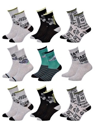 Chaussettes Pack Garçon FAST AND FURIOUS - Pack de 9