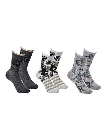Chaussettes Pack Garçon JURASSIC WORLD - Pack de 3