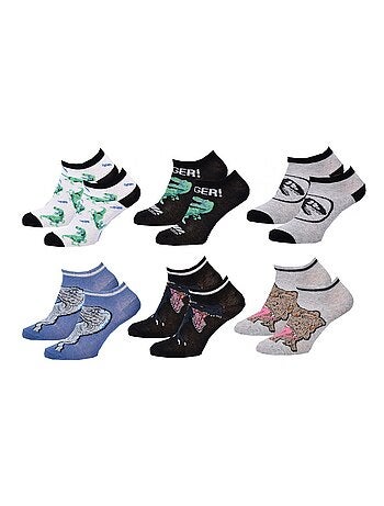 Chaussettes Pack Garçon JURASSIC WORLD - Pack de 6