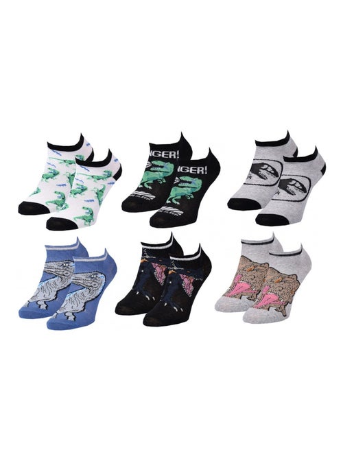 Chaussettes Pack Garçon JURASSIC WORLD - Pack de 6 - Kiabi