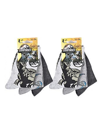 Chaussettes Pack Garçon JURASSIC WORLD - Pack de 6