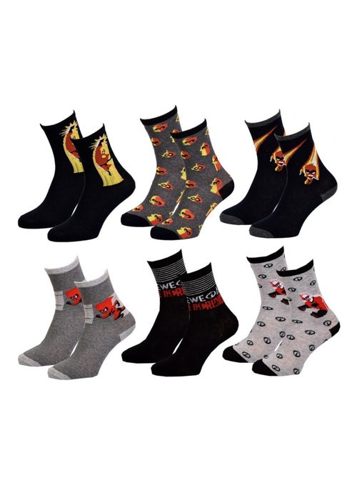 Chaussettes Pack Garçon LES INDESTRUCTIBLES - Pack de 6 - Kiabi