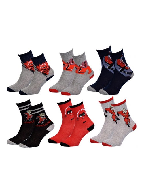 Chaussettes Pack Garçon LES INDESTRUCTIBLES - Pack de 6 - Kiabi
