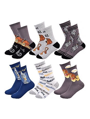 Chaussettes Pack Garçon MADAGASCAR - Pack de 6