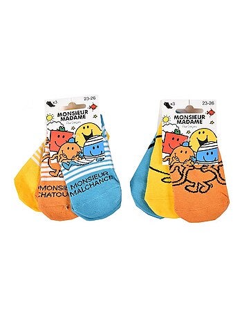 Chaussettes Pack Garçon MONSIEUR MADAME - Pack de 6