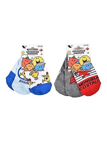 Chaussettes Pack Garçon MONSIEUR MADAME - Pack de 9