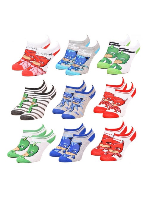 Chaussettes Pack Garçon PYJAMASQUE - Pack de 9 - Kiabi
