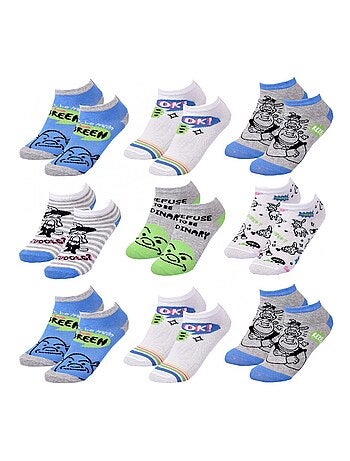 Chaussettes Pack Garçon SHREK - Pack de 9