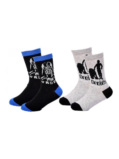 Chaussettes Pack Garçon STAR WARS - Pack de 2 - Kiabi