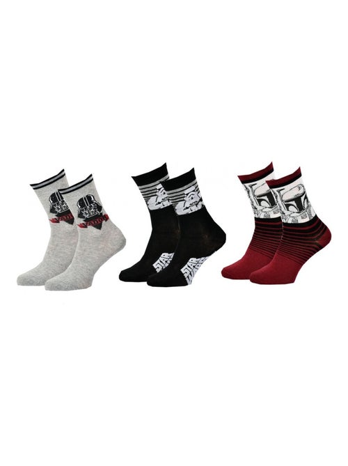 Chaussettes Pack Garçon STAR WARS - Pack de 3 - Kiabi Chaussettes Pack Garçon STAR WARS - Pack de 3 - Kiabi
