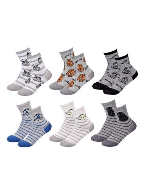 Chaussettes Pack Garçon STAR WARS - Pack de 6 - Kiabi