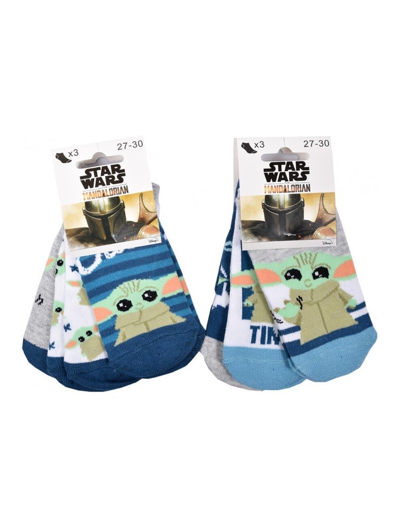 Chaussettes Pack Garçon STAR WARS - Pack de 6 Gris Vert clair Bleu - Kiabi