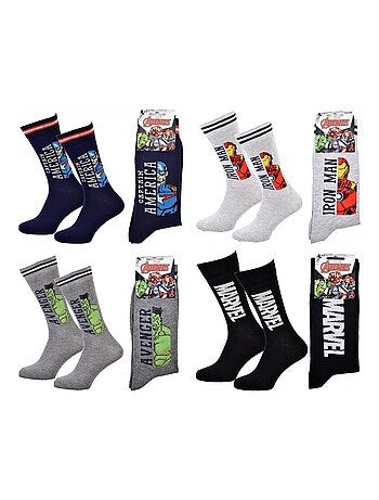 Chaussettes Pack HOMME AVENGERS - Pack de 4