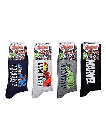 Chaussettes Pack HOMME AVENGERS - Pack de 4