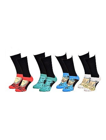 Chaussettes Pack HOMME AVENGERS - Pack de 8