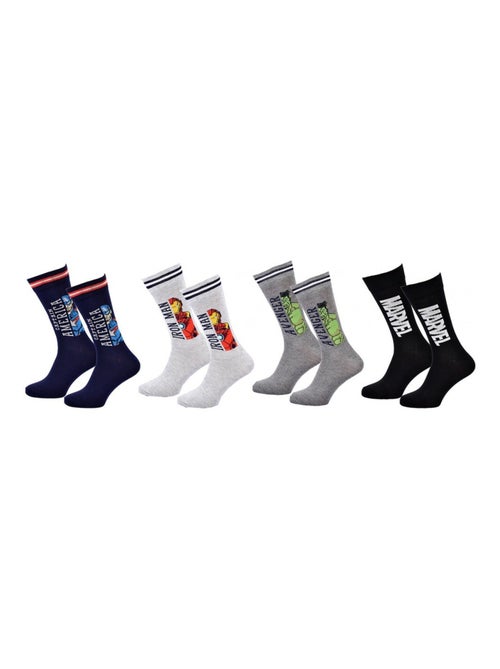 Chaussettes Pack HOMME AVENGERS - Pack de 8 - Kiabi