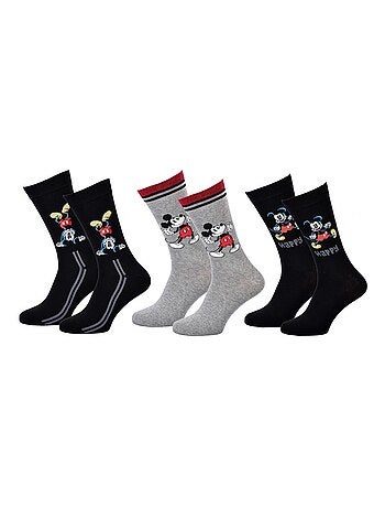 Chaussettes Pack Homme DISNEY MICKEY MOUSE - Pack de 3