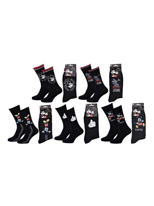 Chaussettes Pack Homme DISNEY MICKEY MOUSE - Pack de 5 - Kiabi