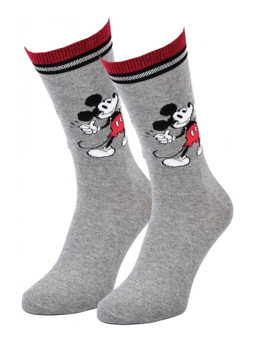 Chaussettes Pack Homme DISNEY MICKEY MOUSE - Kiabi