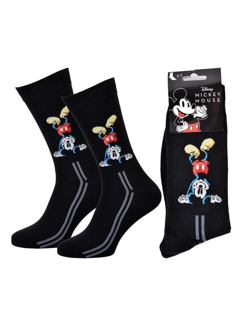 Chaussettes Pack Homme DISNEY MICKEY MOUSE Noir Multicolore Gris - Kiabi