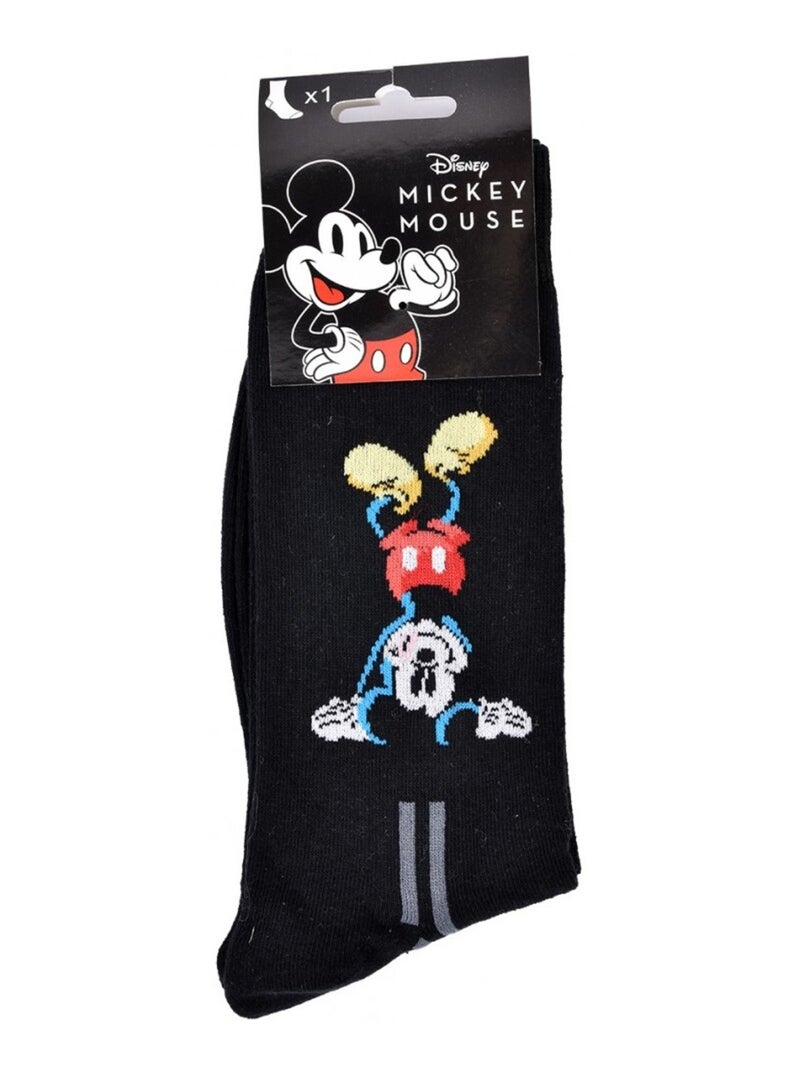 Chaussettes Pack Homme DISNEY MICKEY MOUSE Noir Multicolore Gris - Kiabi