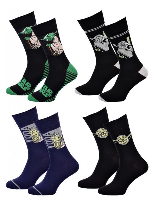 Chaussettes Pack Homme DISNEY STAR WARS - Pack de 4 - Kiabi