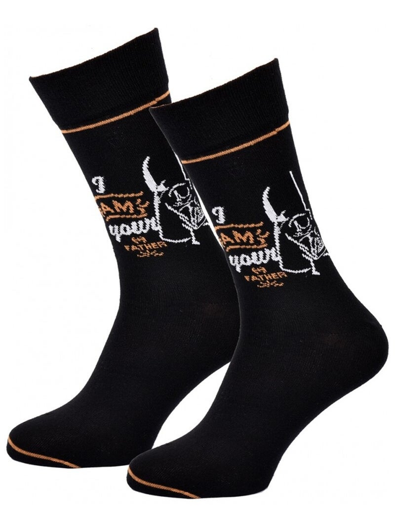 Chaussettes Pack Homme DISNEY STAR WARS Noir Doré Blanc - Kiabi