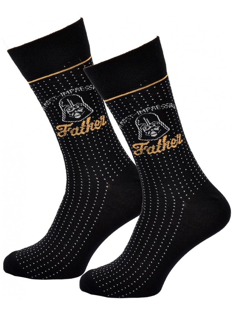 Chaussettes Pack Homme DISNEY STAR WARS Noir Doré Gris - Kiabi