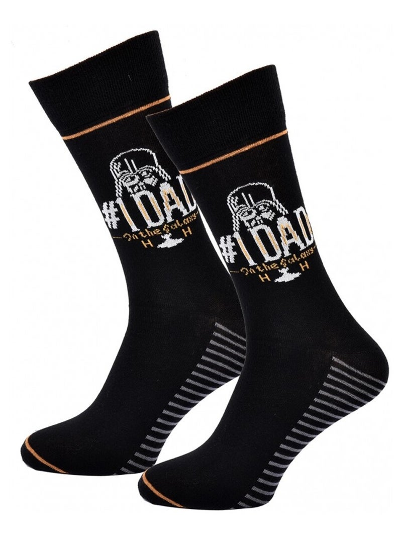Chaussettes Pack Homme DISNEY STAR WARS Noir Doré Noir - Kiabi