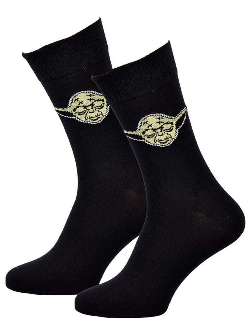 Chaussettes Pack Homme DISNEY STAR WARS Noir Vert Blanc - Kiabi