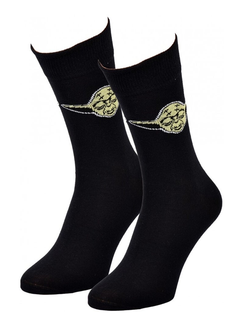 Chaussettes Pack Homme DISNEY STAR WARS Noir Vert Blanc - Kiabi