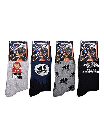 Chaussettes Pack HOMME E.T L'EXTRATERRESTRE - Pack de 4