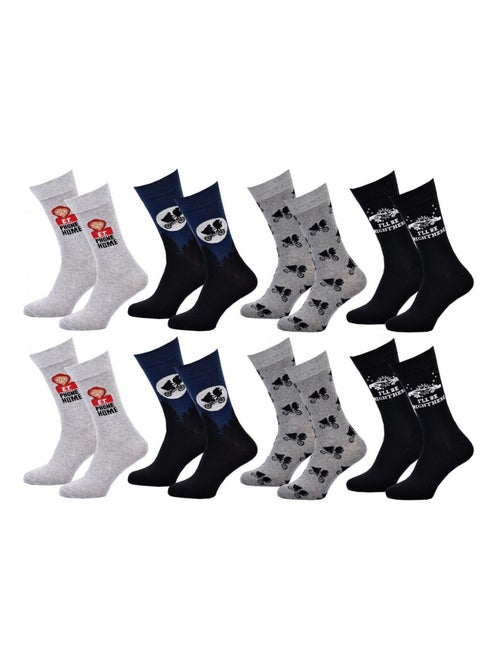 Chaussettes Pack HOMME E.T L'EXTRATERRESTRE - Pack de 8 - Kiabi