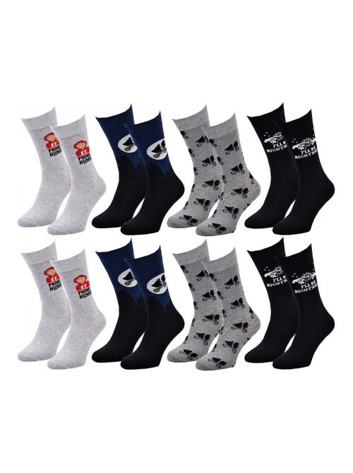 Chaussettes Pack HOMME E.T L'EXTRATERRESTRE - Pack de 8 - Kiabi