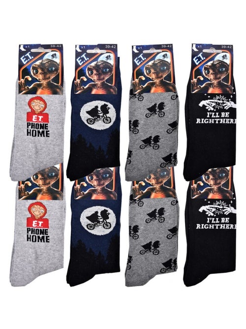 Chaussettes Pack HOMME E.T L'EXTRATERRESTRE - Pack de 8 - Kiabi