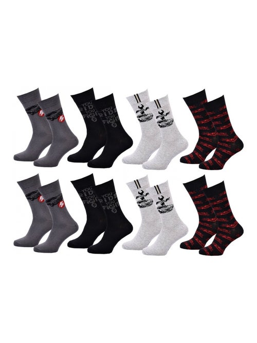 Chaussettes Pack HOMME FAST AND FURIOUS - Pack de 8 - Kiabi