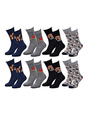 Chaussettes Pack HOMME HOT STUFF - Pack de 8