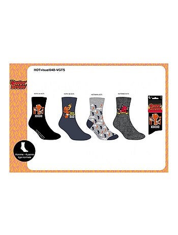 Chaussettes Pack HOMME HOT STUFF - Pack de 8