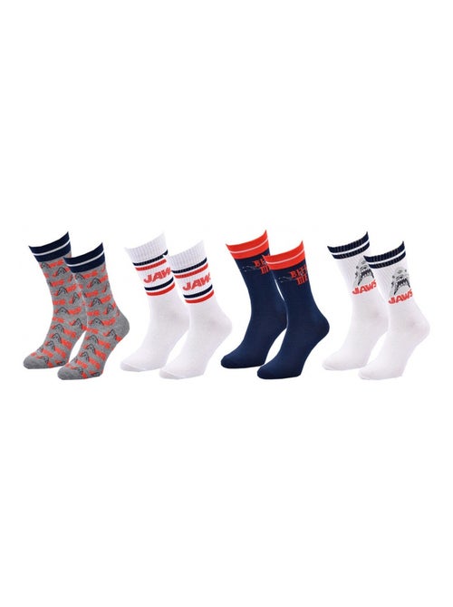Chaussettes Pack HOMME JAWS - Pack de 4 - Kiabi