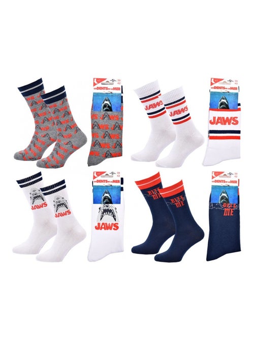 Chaussettes Pack HOMME JAWS - Pack de 4 - Kiabi