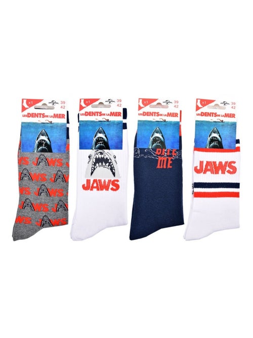 Chaussettes Pack HOMME JAWS - Pack de 4 - Kiabi