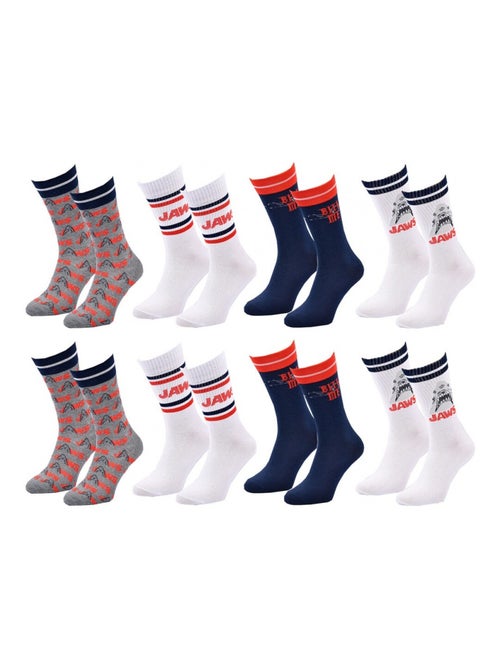 Chaussettes Pack HOMME JAWS - Pack de 8 - Kiabi