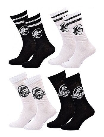 Chaussettes Pack HOMME JURASSIC WORLD - Pack de 4