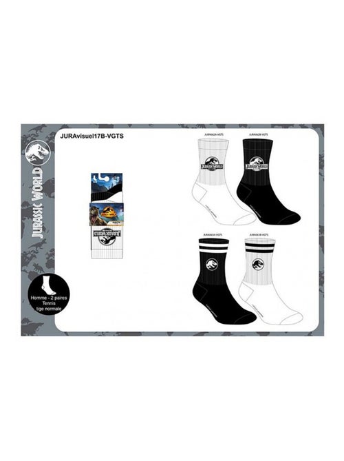 Chaussettes Pack HOMME JURASSIC WORLD - Pack de 4 - Kiabi
