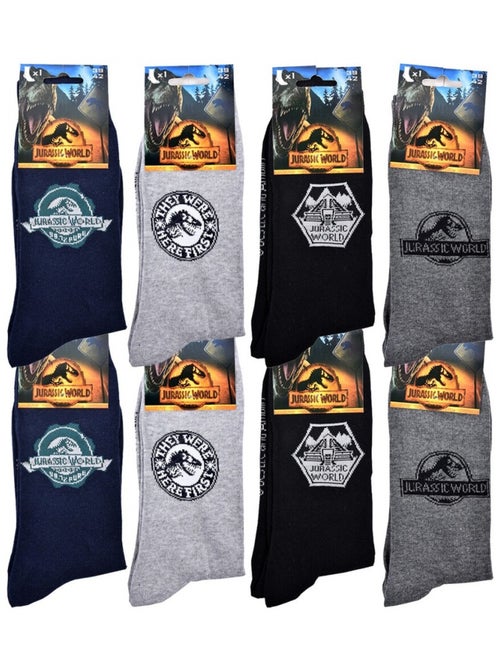 Chaussettes Pack HOMME JURASSIC WORLD - Pack de 8 - Kiabi