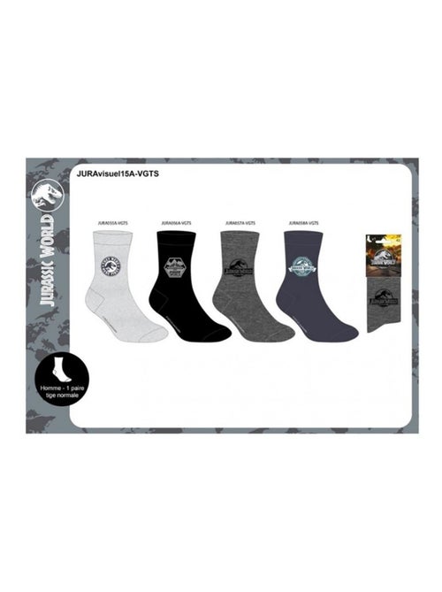 Chaussettes Pack HOMME JURASSIC WORLD - Pack de 8 - Kiabi