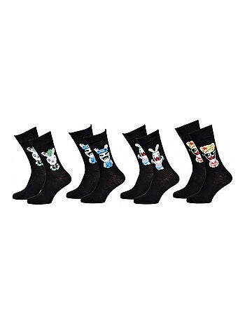 Chaussettes Pack HOMME LAPINS CRETINS - Pack de 8