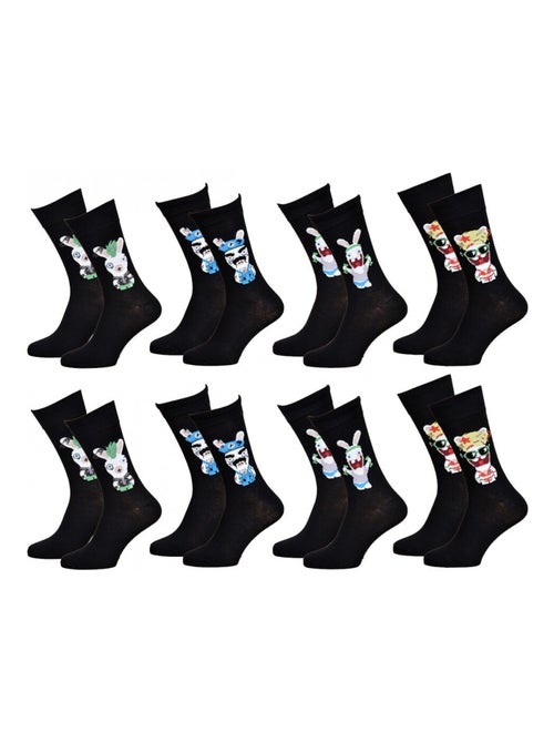 Chaussettes Pack HOMME LAPINS CRETINS - Pack de 8 - Kiabi