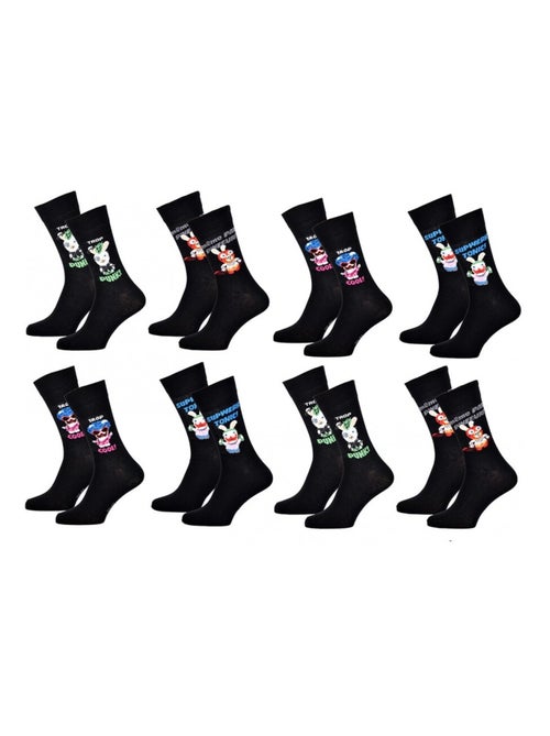 Chaussettes Pack HOMME LAPINS CRETINS - Pack de 8 - Kiabi